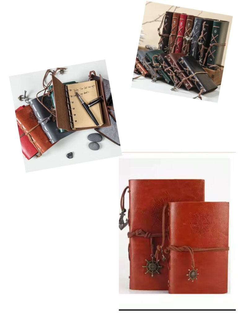 Soft leather loose-leaf notebook