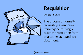 How to formally request for the purchase of office supplies?