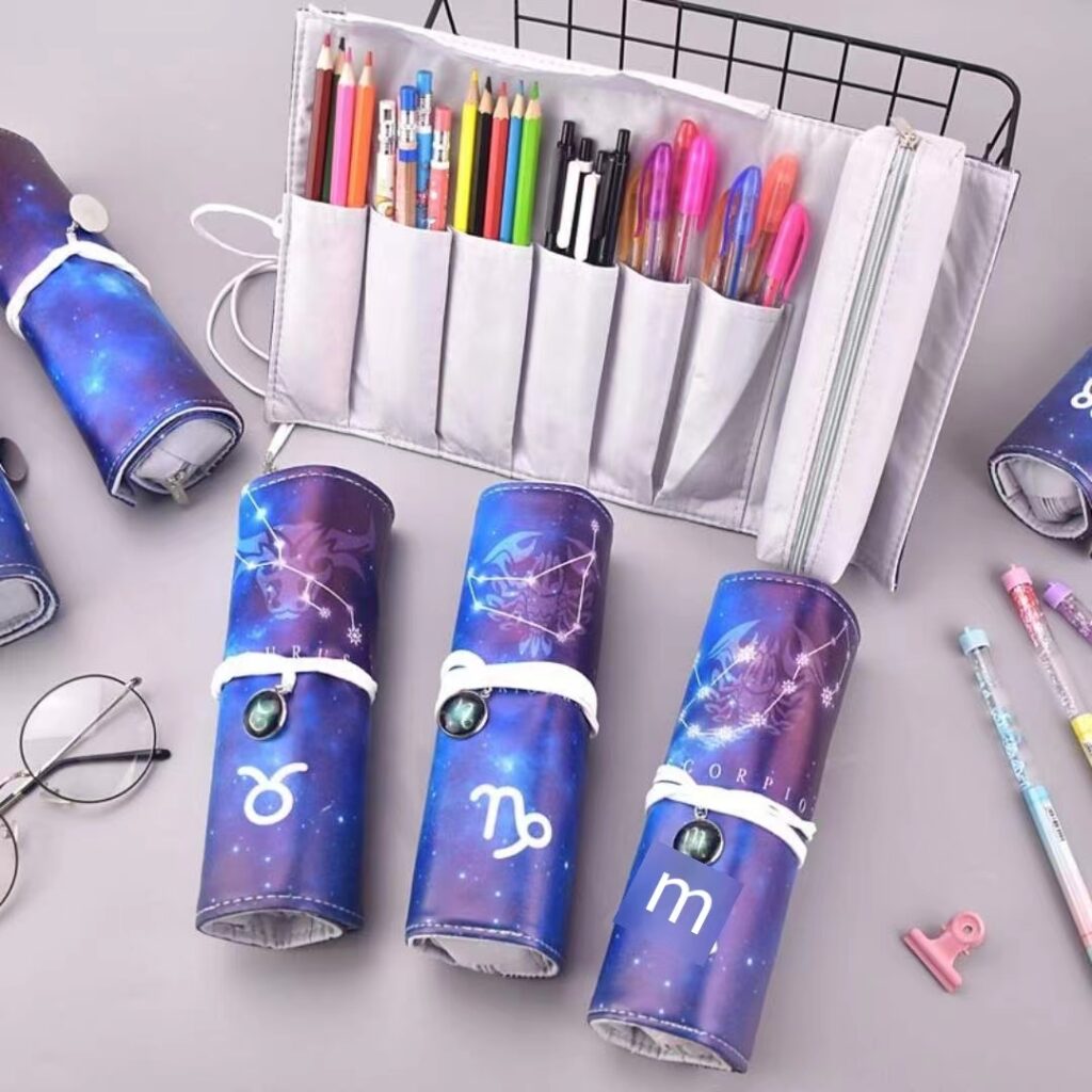 twelve constellations pencil case